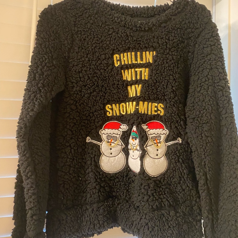 Fuzzy Chillin With My Snowmies Long Sleeve